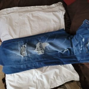 Distressed jeans size 16
